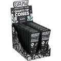 GRAV® Quartz Tip Pre-Rolled Cones | Black | 16pk Display